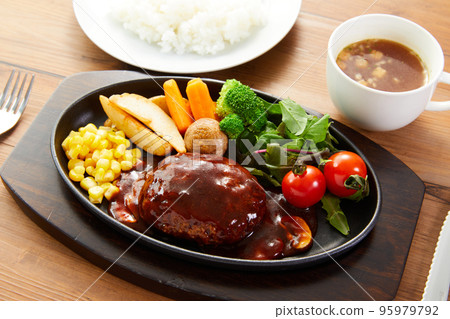 半釉漢堡牛排 95979792