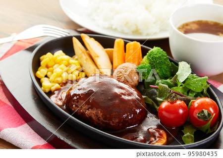 Demi-glace hamburger set hamburger 95980435