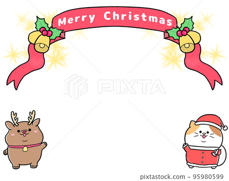 Yurukawa 印花布貓聖誕相框 (3:4) 95980599