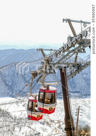 Gunma Prefecture Takasaki City Winter Mt. Haruna Ropeway 95980997