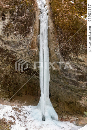 Gunma Prefecture Takasaki City Winter Haruna Shrine Misuzu Falls Gunma Prefecture Takasaki City Winter Haruna Shrine Misuzu Falls 95981157