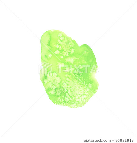 Abstract light green color watercolor stain isolated. Watercolor hand drawn texture for backgrounds, cards, banner Abstract light green color watercolor stain isolated. Watercolor hand drawn texture for backgrounds, cards, banner 95981912