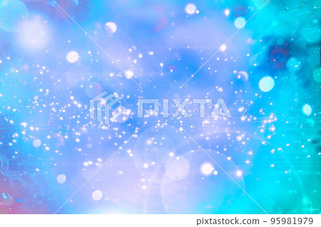 Fantastic blue glitter background 95981979