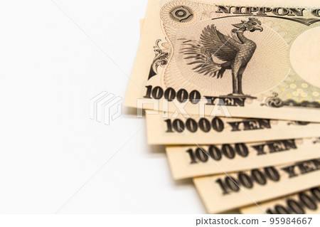 10,000 日元鈔票鈔票反面圖像 10,000 日元鈔票鈔票反面圖像 95984667