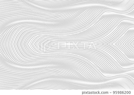3D渲染波形灰白色抽象線條質感紋理背景 95986200