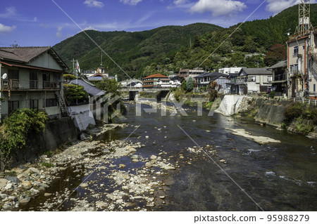 Townscape of Tojo, Higashijo River, Shobara City, Hiroshima Prefecture Townscape of Tojo, Higashijo River, Shobara City, Hiroshima Prefecture 95988279