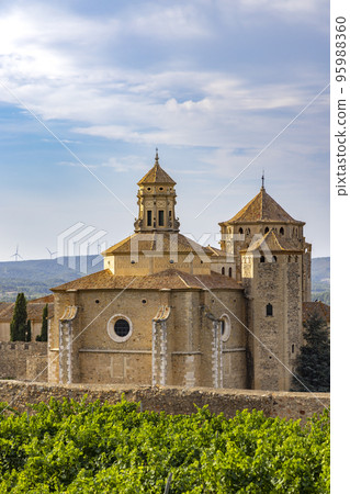 Royal Abbey of Santa Maria de Poblet, cistercian monastery, Catalonia, Spain Royal Abbey of Santa Maria de Poblet, cistercian monastery, Catalonia, Spain 95988360