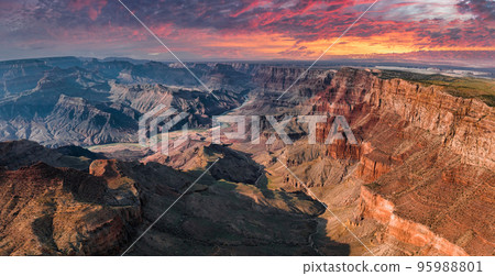 Aerial panorama of the Grand Canyon National Park, North Rim, Califronia, USA Aerial panorama of the Grand Canyon National Park, North Rim, Califronia, USA 95988801