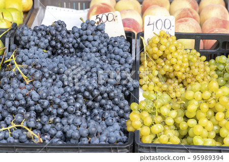 fruit at street market in Eger, Hungary fruit at street market in Eger, Hungary 95989394