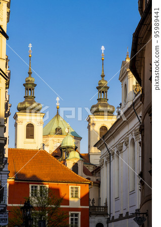 Saint Nicolas church at Old Town Square, Prague, Czech Republic 95989441