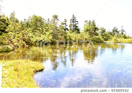 Water surface of Chigo Pond of water mirror Water surface of Chigo Pond of water mirror 95989592