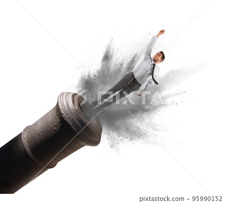 Power of brave businessman 95990152