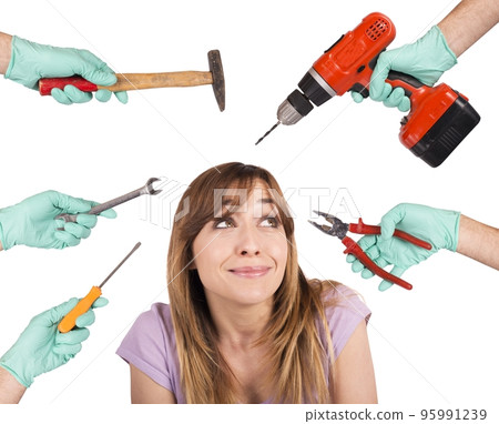 Dentist scary crazy tools 95991239