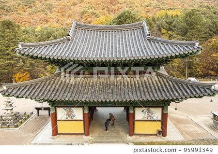 Sacheonwangmun Gate of Guryongsa Temple Sacheonwangmun Gate of Guryongsa Temple 95991349