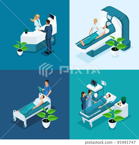 Isometric concept Hospital, Medical MRI Scan, Operating Room with Doctors, Fluorography Process, Surgeon Office, diagnostics private Clinic Isometric concept Hospital, Medical MRI Scan, Operating Room with Doctors, Fluorography Process, Surgeon Office, diagnostics private Clinic 95991747