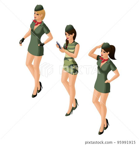 Isometry of a girl, 3D sexy girls in military uniform, blonde, brunette, brown-haired. Excellent figure of bright make-up, characters on February 23 Isometry of a girl, 3D sexy girls in military uniform, blonde, brunette, brown-haired. Excellent figure of bright make-up, characters on February 23 95991915