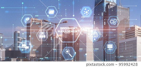 Online documentation database and document management system concept Online documentation database and document management system concept 95992428