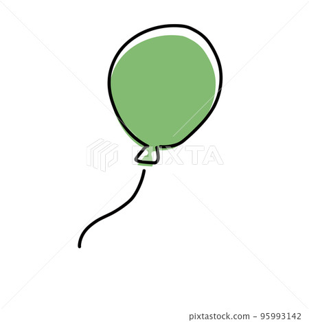 氣球的簡單矢量圖解 95993142