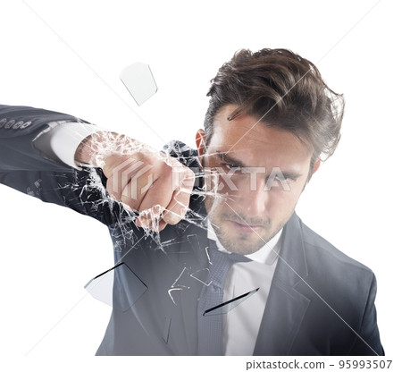 Fist of determinated businessman 95993507