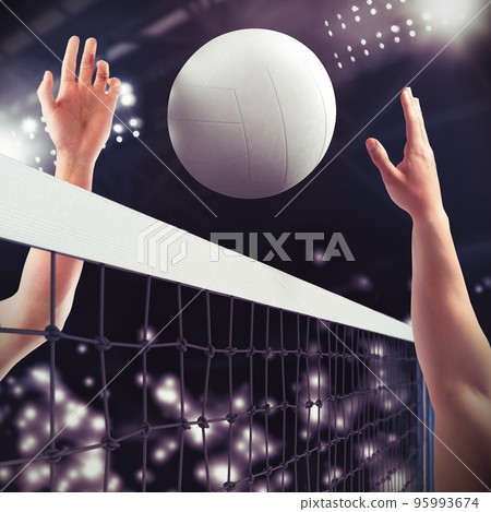 Volleyball match 95993674