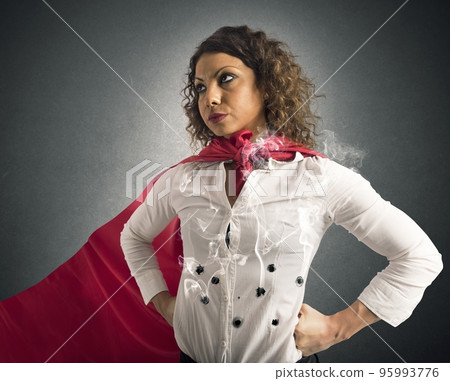 Invincible businesswoman Invincible businesswoman 95993776