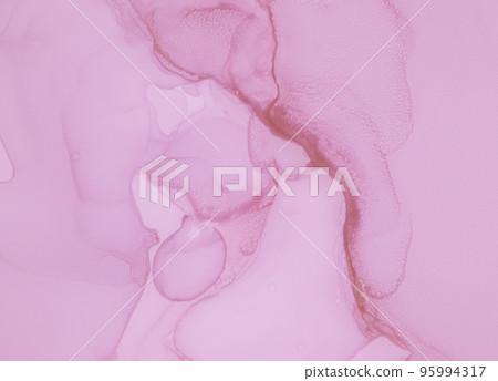 Luxury Ink Pastel. Acrylic Illustration. Fluid 95994317