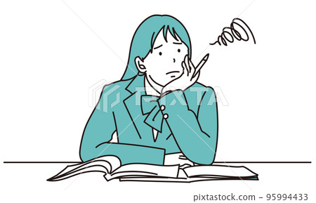 失去動力的日本初中女生 95994433