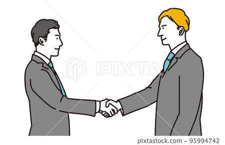 A businessman shaking hands 95994742