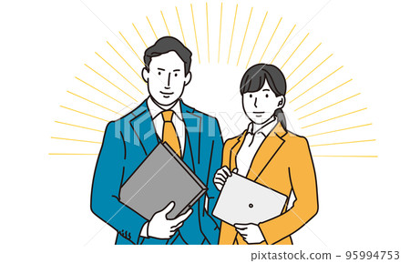 Business person with confidence in job hunting 95994753