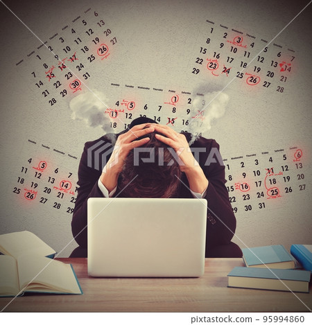 Stressed out by the deadlines 95994860