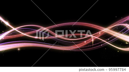 Magical Background Line of Light Abstract 95997784