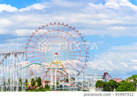 Amusement park scenery (fun resort in early summer) Greenland 95997912