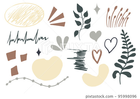 Set Trendy aesthetic organic shapes abstract splodge elements textured collection bohemian isolated on white background. minimal forms element for design Set Trendy aesthetic organic shapes abstract splodge elements textured collection bohemian isolated on white background. minimal forms element for design 95998096