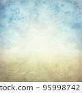 Vintage abstract texture with field and sky 95998742