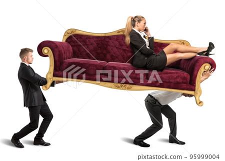 Leader woman raised Leader woman raised 95999004