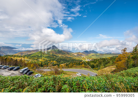 << 長野縣 >> 志賀高原 橫手山的紅葉風景 << 長野縣 >> 志賀高原 橫手山的紅葉風景 95999305