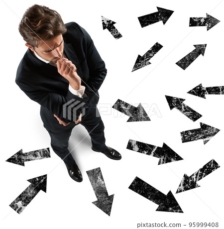 Undecided businessman 95999408