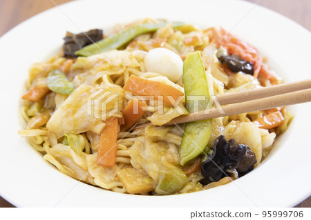 Delicious Gomoku Ankake Yakisoba Delicious Gomoku Ankake Yakisoba 95999706