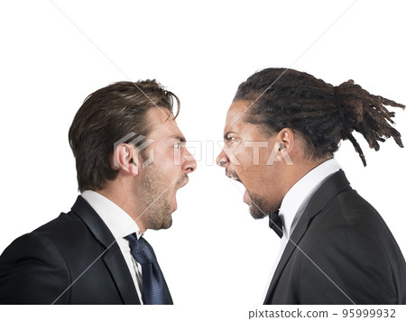 Angry employees scream against 95999932