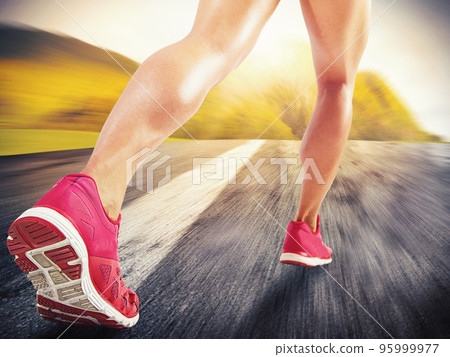 Running on asphalt Running on asphalt 95999977