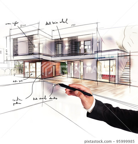 Project of a villa 95999985