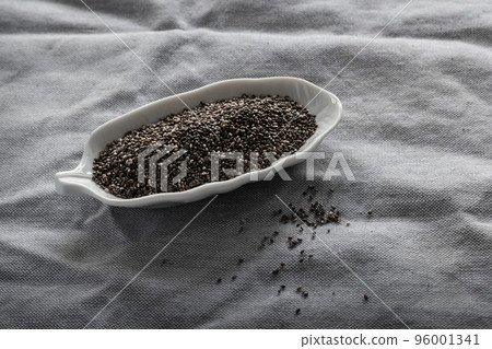 Chia seeds on the table 96001341