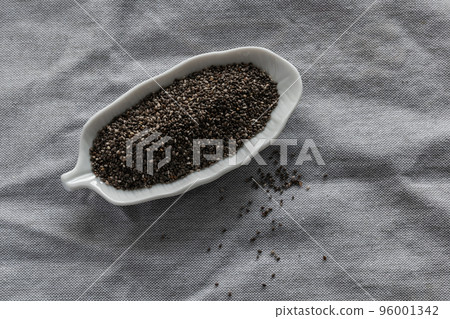 Chia seeds on the table 96001342