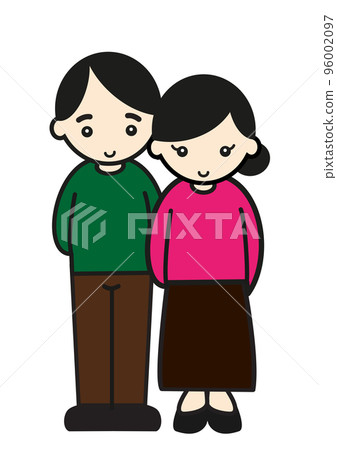 Young couple whole body 96002097