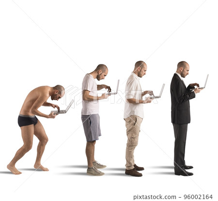 Successful man evolution 96002164