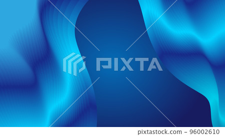 3D渲染波紋起伏藍色抽象線條質感紋理背景 96002610