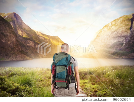 Explorer find a lake 96002694