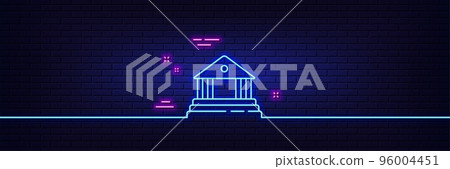 neon-light-glow-effect-court-building-line-96004451-pixta