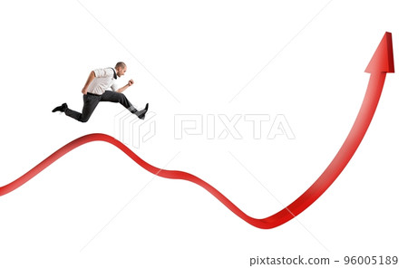 Businessman jump up 96005189