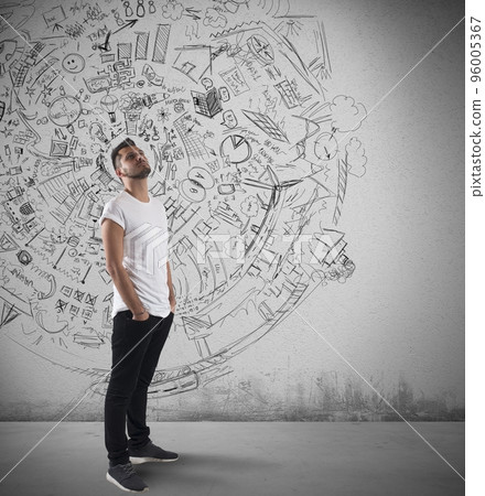 Boy reflects on his future 96005367